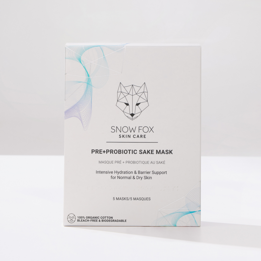 Snow Fox Skincare - Pre+Probiotic Sake Mask 5-pack